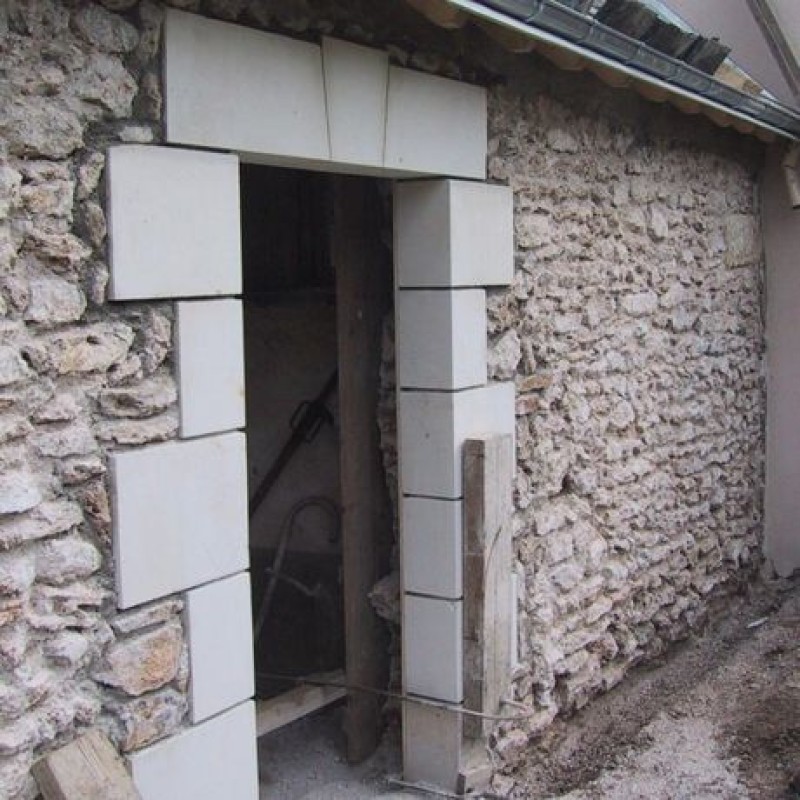 Notre réalisation ouverture en pierre à Le Marais-la-Chapelle